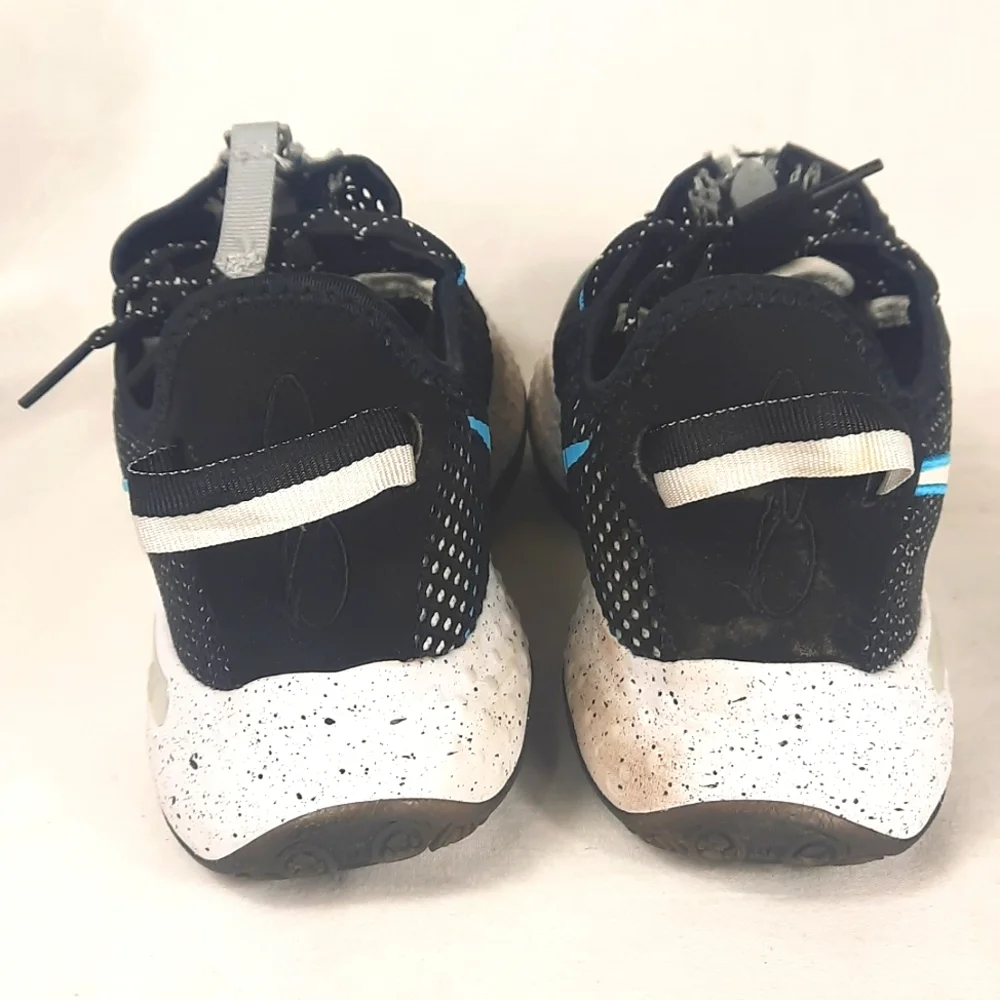 NIKE PG4 PAUL GEORGE Mens Shoes Size 4.5 black white gray blue CD5079-004